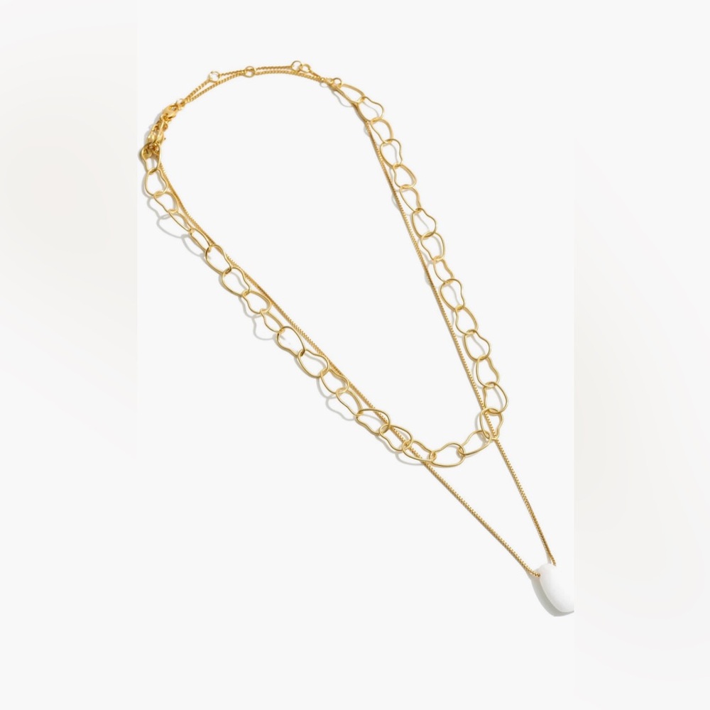 Madewell Stone Collection Jade Pendant
Necklace Set